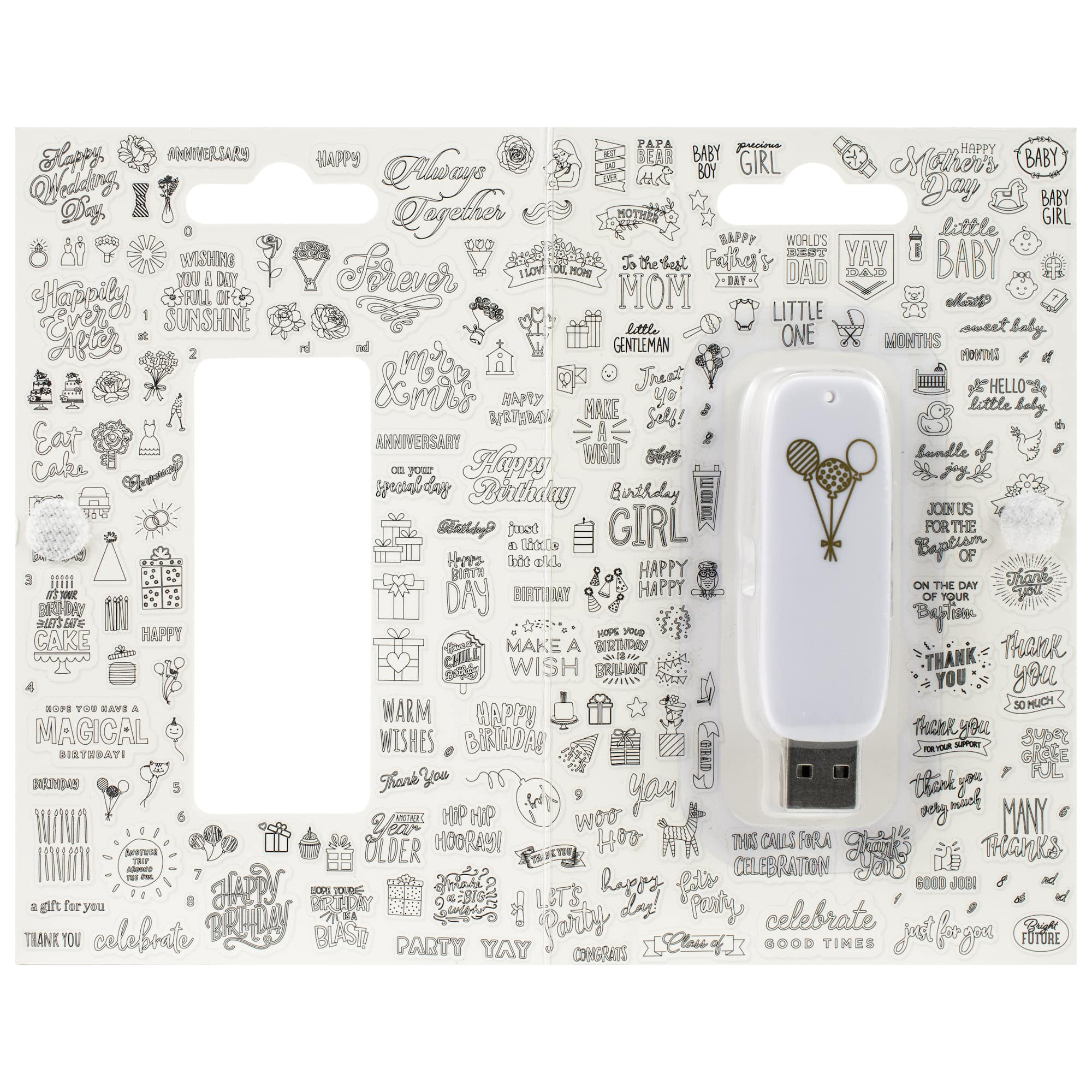 We R Memory Keepers® Foil Quill™ USB Artwork Drive-Celebration